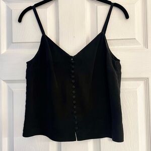 Madewell tank top with buttons